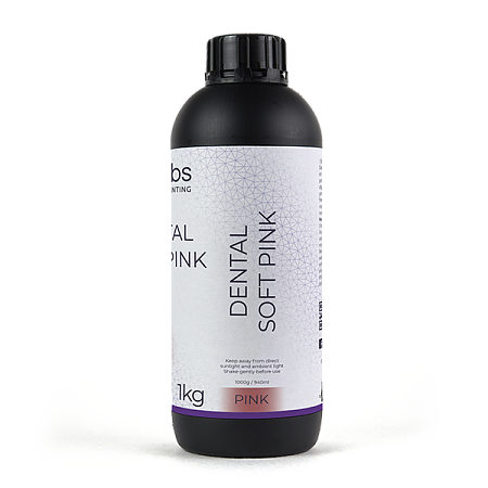 HARZ Labs Dental Soft Pink – Фотополимер для настольных LCD/DLP, 0,5кг