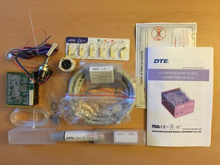 Woodpecker DTE-V3 LED - Cкалер ультразвуковой встраиваемый с подсветкой